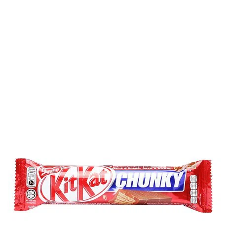 KitKat Chunky Original Malaysia 38g chocolate bar, front of pack