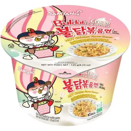 Samyang Buldak Cream Carbonara Bowl 120g