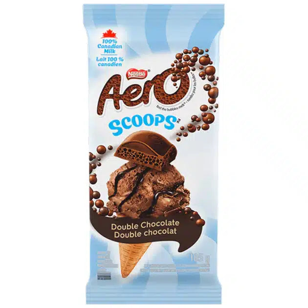 Aero Scoops Double Chocolate bar Canada 105g
