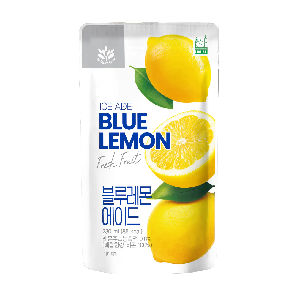 Balance Grow Blue Lemon ade pouch drink 230ml