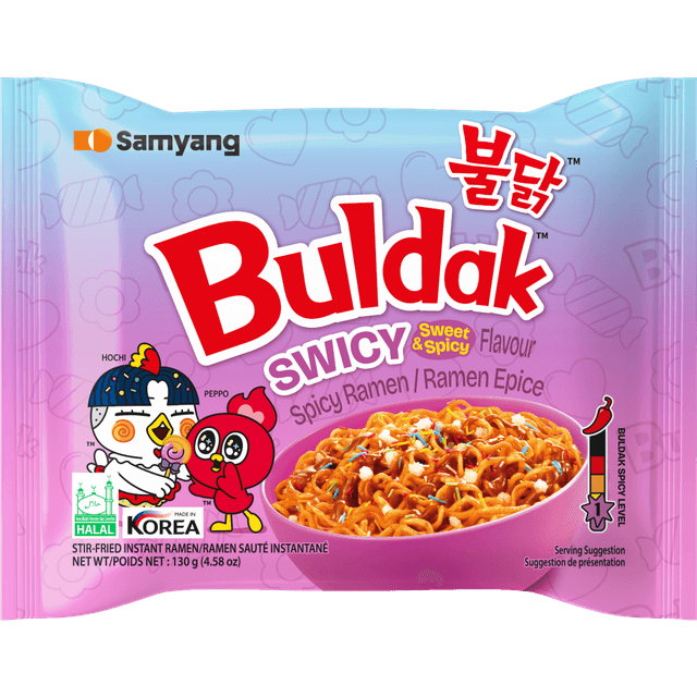 Samyang Buldak Swicy Sweet and Spicy ramen 130g packet