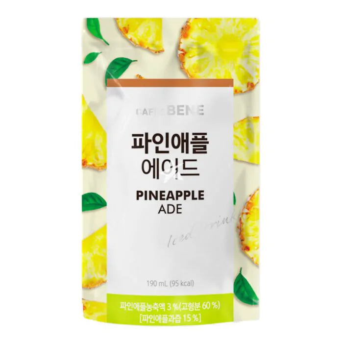 Caffe Bene Pineapple ade drink 190ml