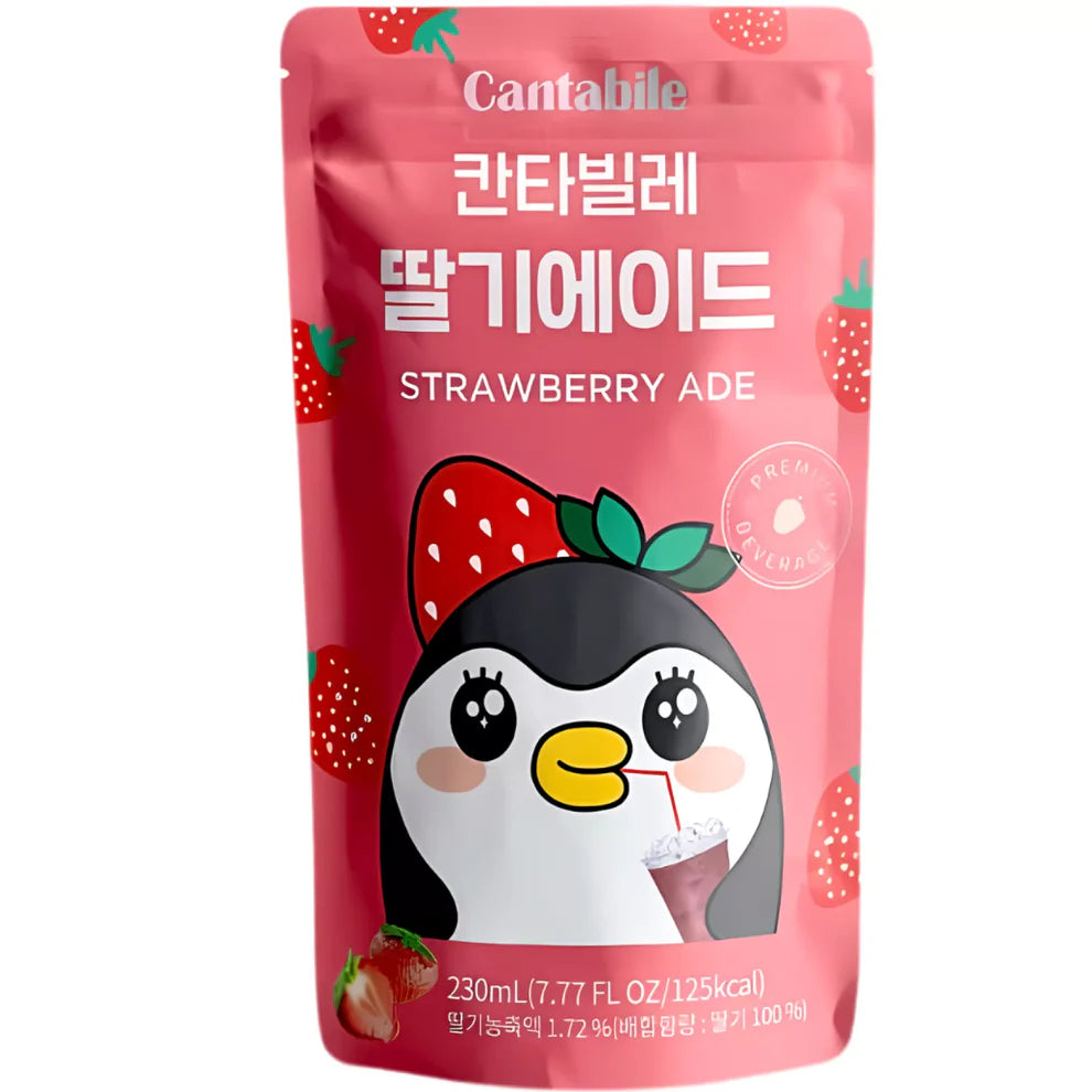 Cantabile Strawberry ade pouch drink 230ml