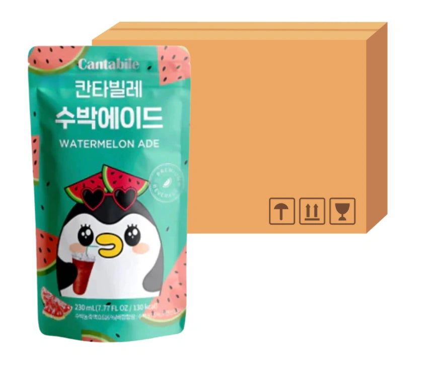 Cantabile Watermelon ade pouch drink 230ml case of 10