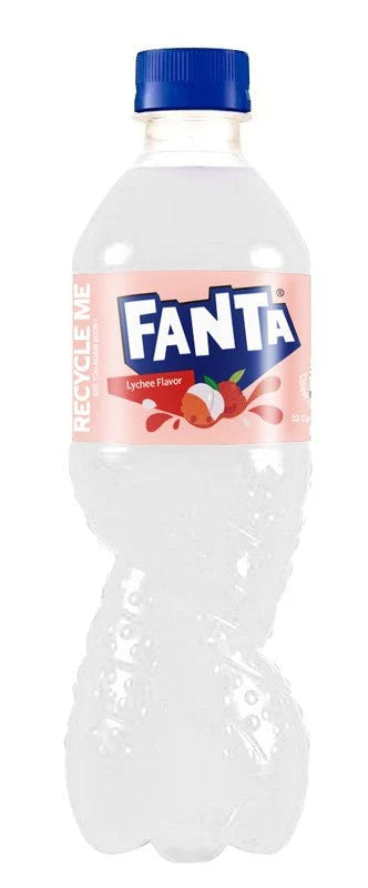 Fanta Lychee soft drink bottle from China 500ml