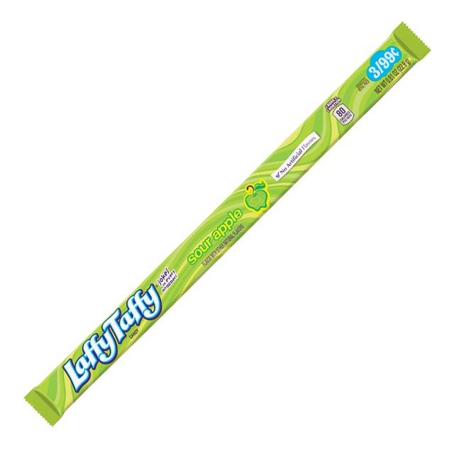 Laffy Taffy Sour Apple rope 22g, single pack, front view