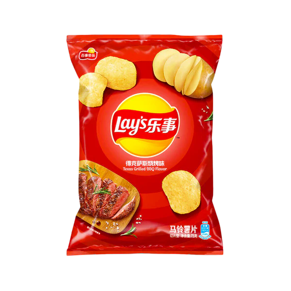 Lay's Texas BBQ Grill (China) - 70g