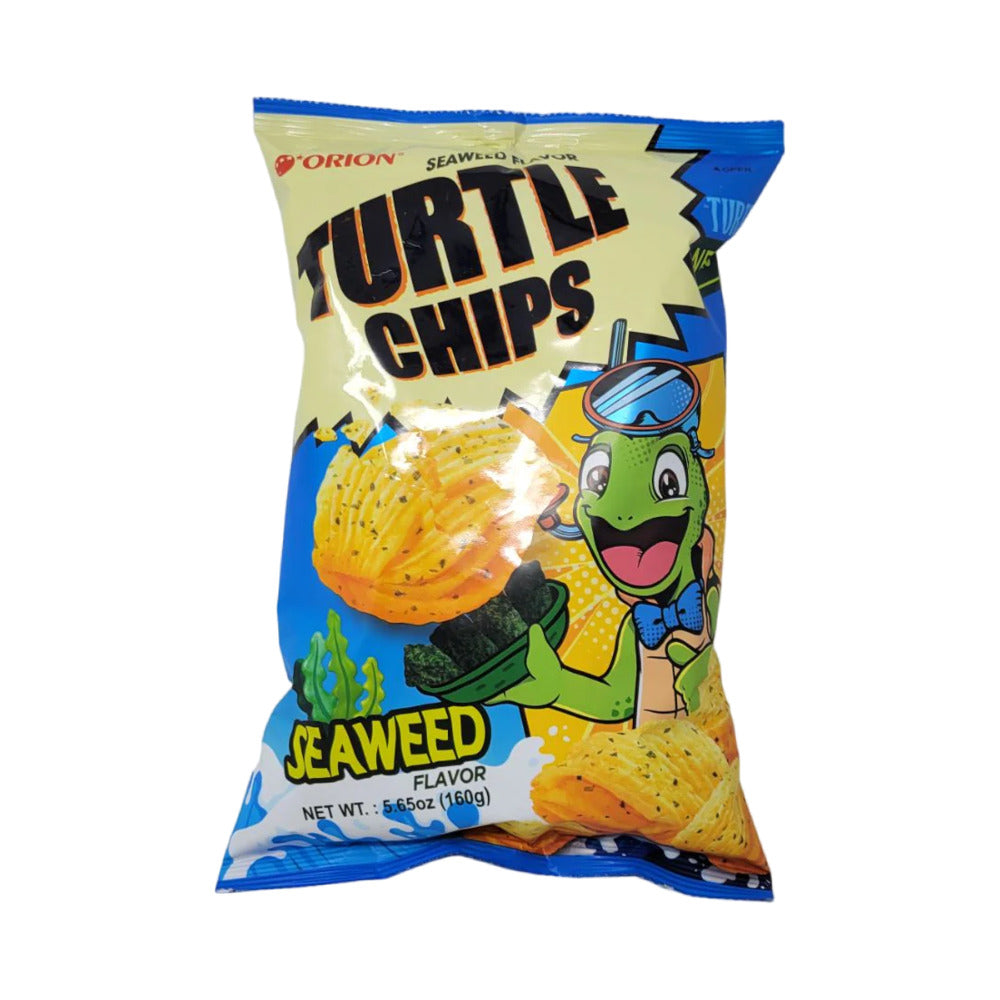 Orion Turtle Chips Seaweed 160g bag
