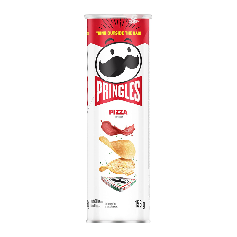 Pringles Pizza Flavour 156g Canadian can
