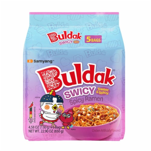 Samyang Buldak Swicy sweet and spicy ramen five-pack