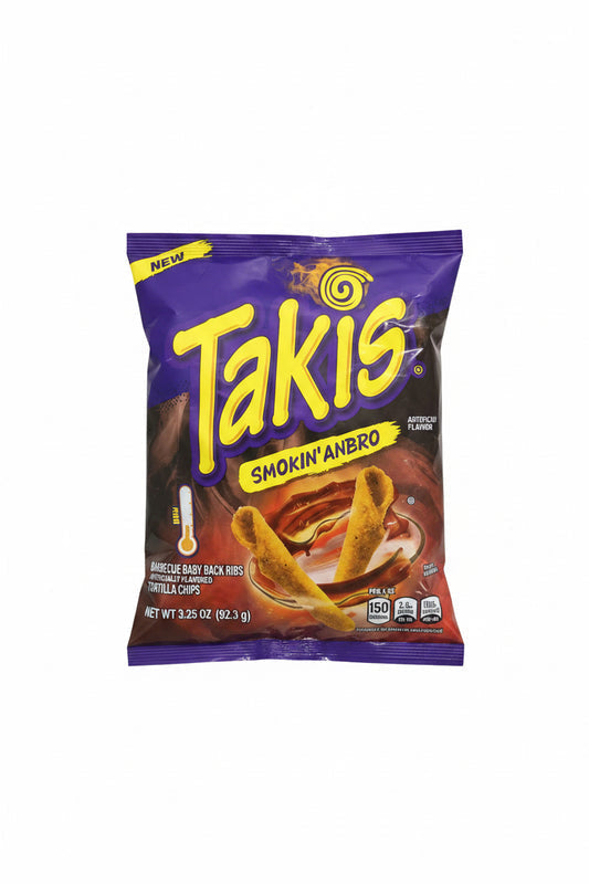 Takis Smokin BBQ 92.3g front of pack