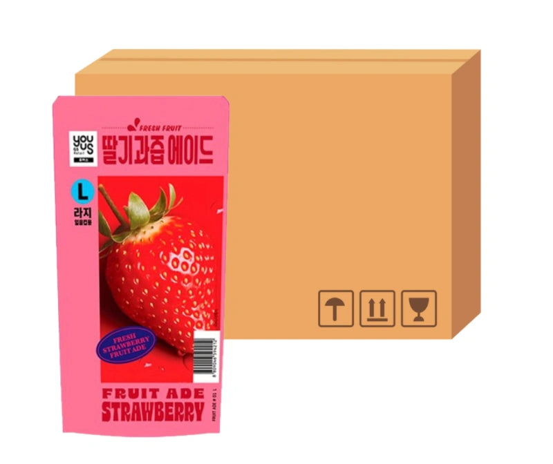 You Us Fruit Ade Strawberry 340ml (Case of 8)