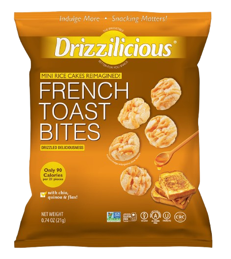 Drizzilicious French Toast Bites 21g single pouch