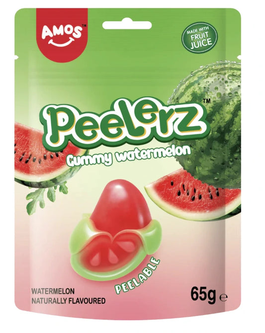 Amos Peelerz Gummy Watermelon 65g