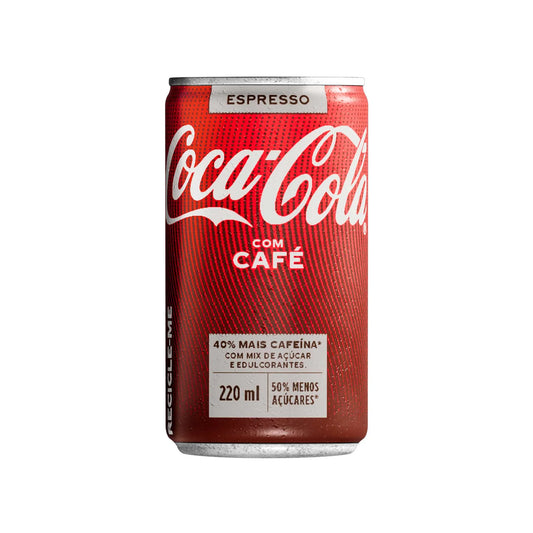 Coca-Cola Espresso can on a white background
