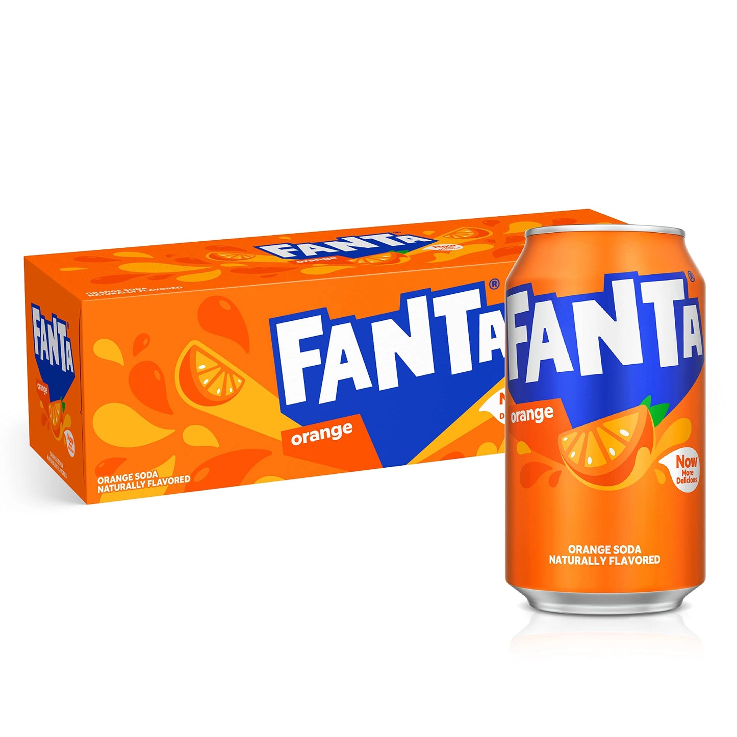 American Soda Cans Case of 12 (Fanta, Mountain Dew)