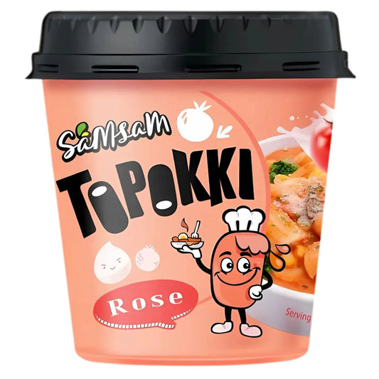 Samsam To Pokki Rose packaging with a cartoon character on a white background