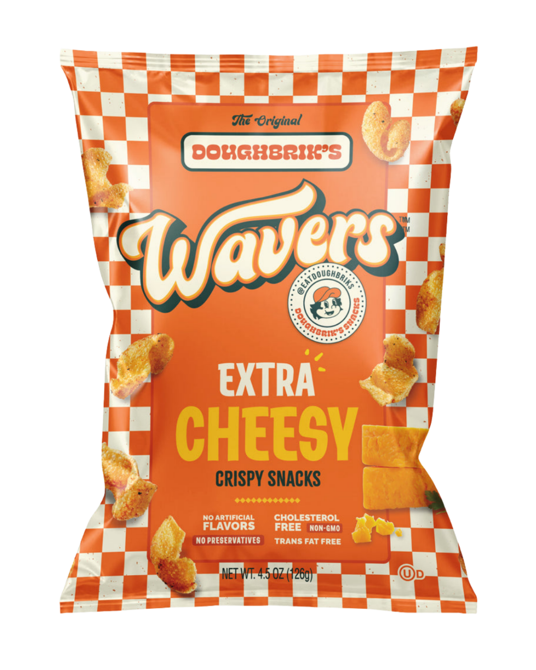 DoughBriks Wavers Extra Cheesy 126g product photo
