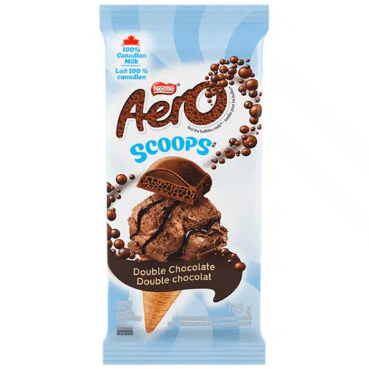 Aero Scoops Double Chocolate bar Canada 105g
