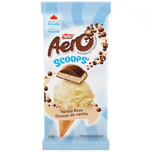 Aero Scoops Vanilla Bean chocolate bar Canada 105g