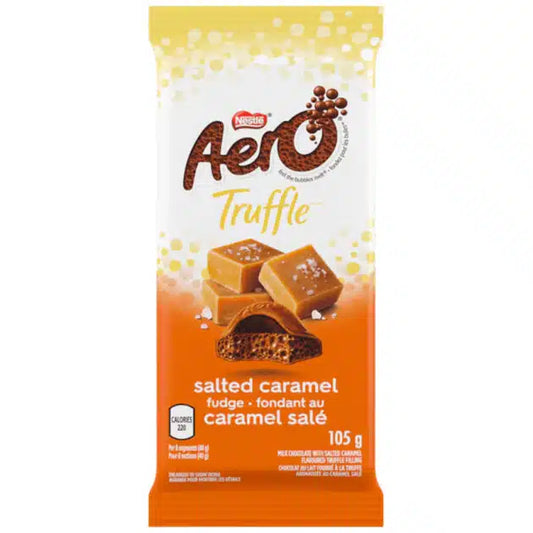 Aero Truffle Salted Caramel chocolate bar Canada 105g