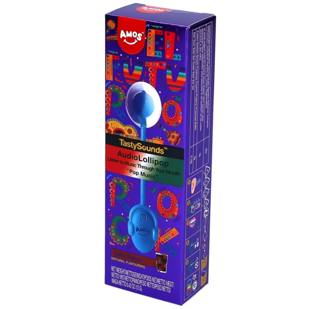 Amos Music Lollipop cola flavour candy