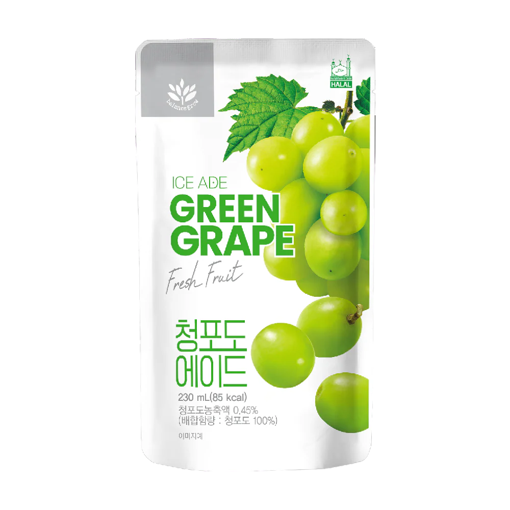 Balance Grow Green Grape Ade Pouch Drink 230ml