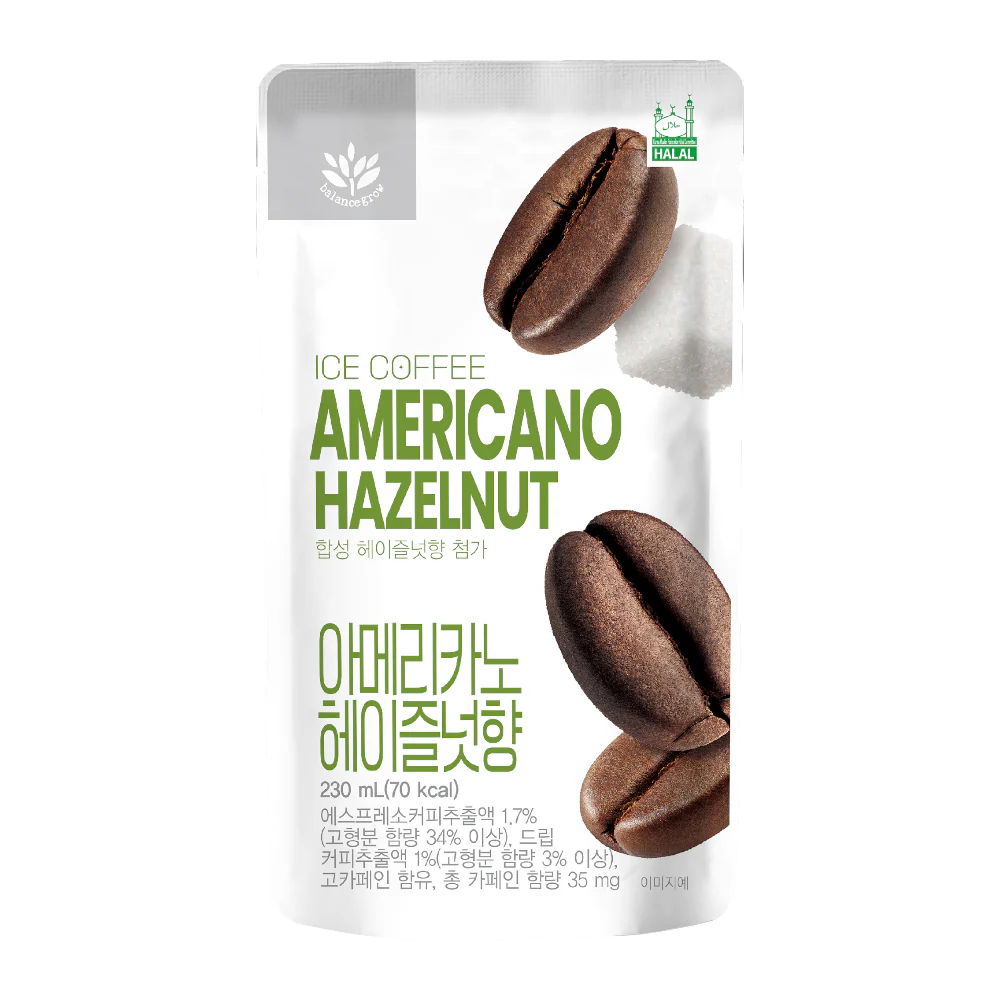 Balance Grow Hazelnut Americano Pouch Drink 230ml