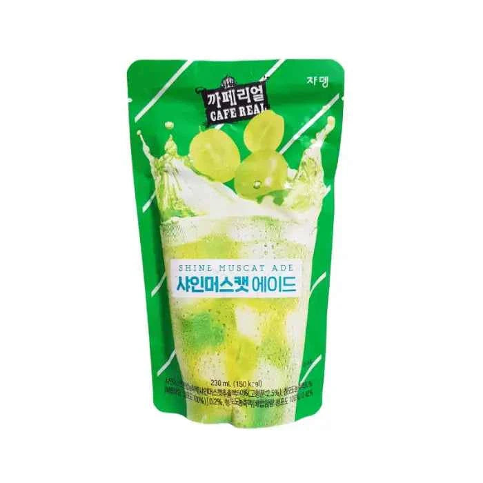 Cafe Real Shine Muscat ade pouch drink 230ml