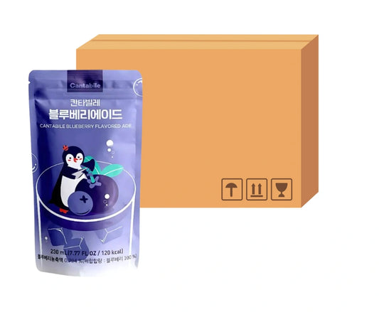 Cantabile Blueberry ade pouch drink 230ml case of 10