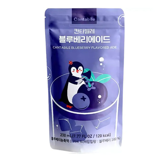 Cantabile Blueberry ade pouch drink 230ml