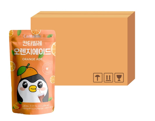 Cantabile Orange ade pouch drink 230ml case of 10