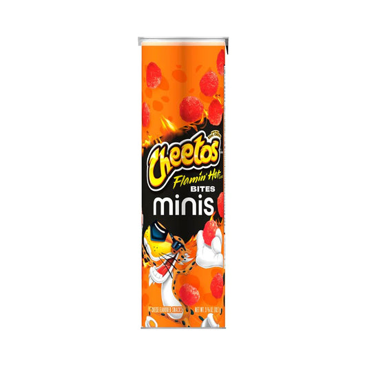 Cheetos Minis Flamin' Hot Bites spicy cheese snack 103g