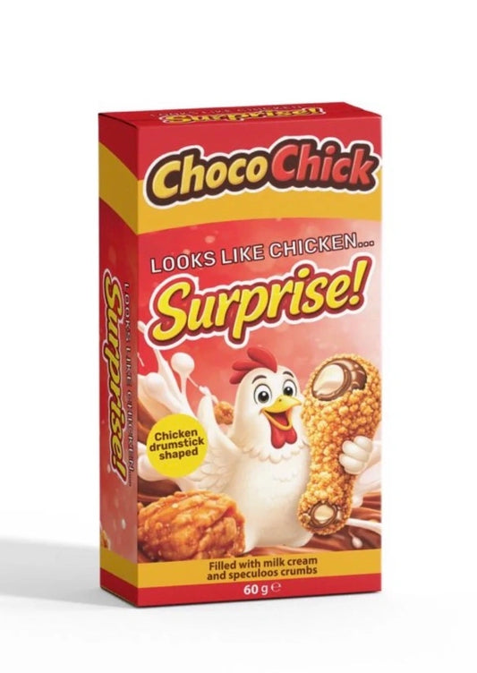 Fried chicken shaped chocolate surprise
