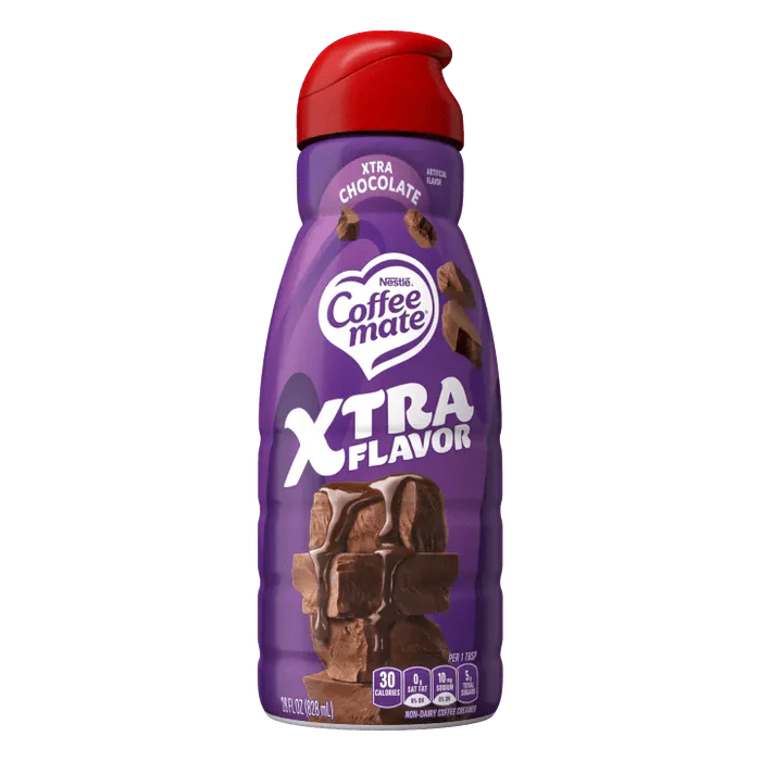 Coffee Mate Xtra Chocolate coffee creamer bottle 828ml