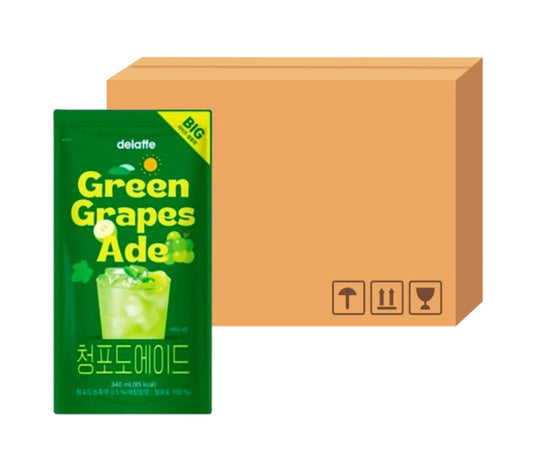 Delaffe Green Grape ade drink 340ml case of 8