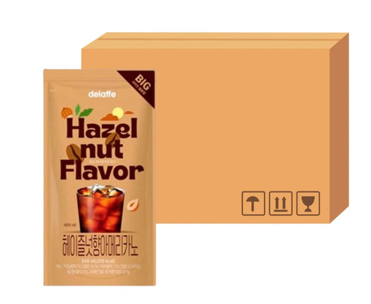 Delaffe Hazelnut flavour drink 340ml case of 8