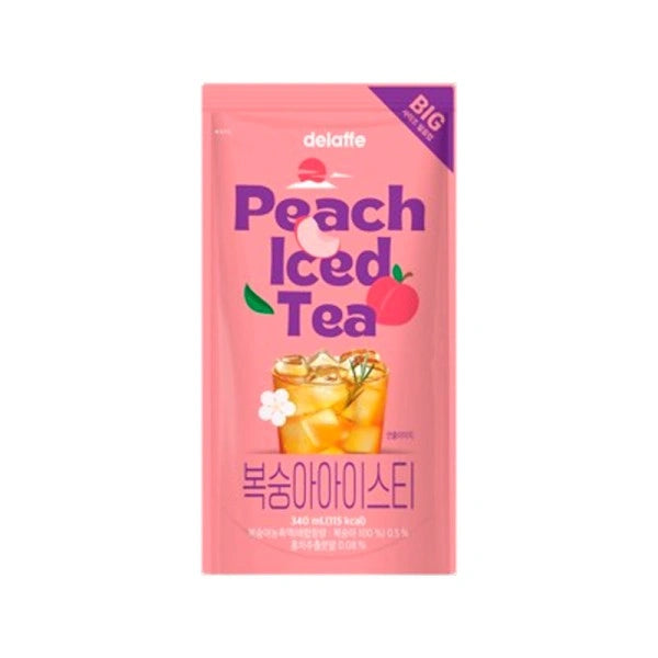 Delaffe Peach iced tea drink 340ml