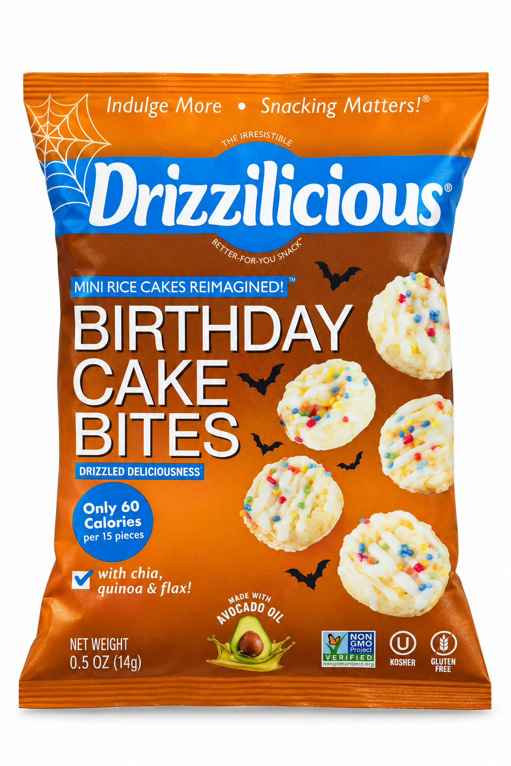 Drizzilicious Birthday Cake Bites 14g single pouch
