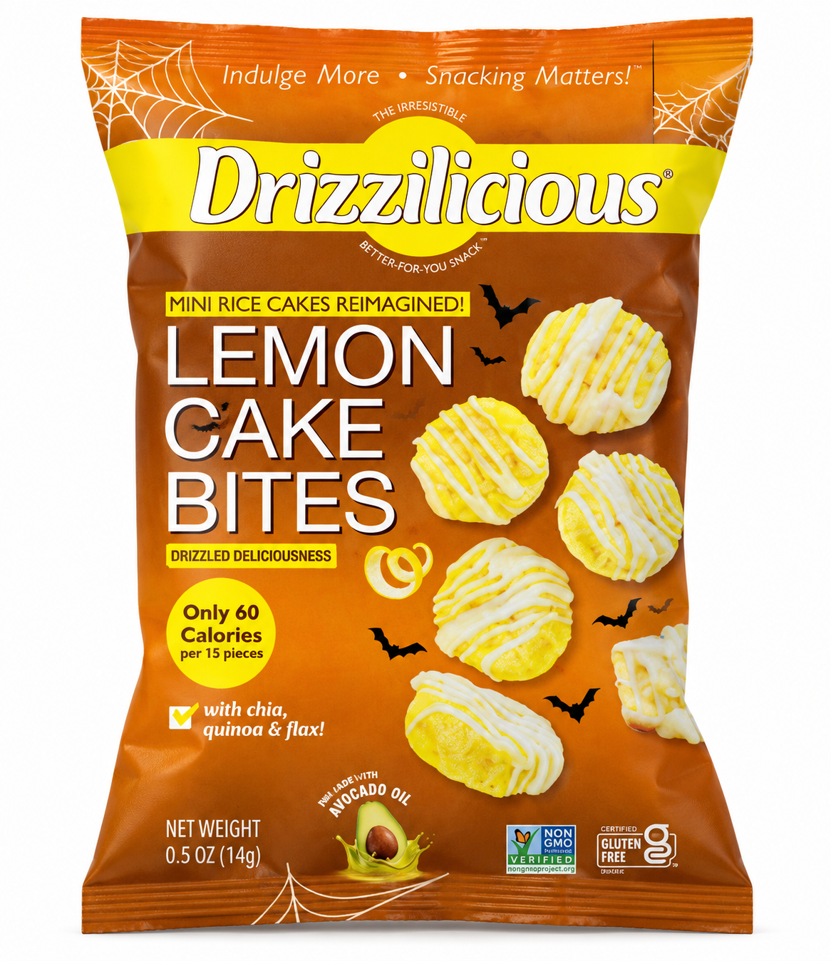 Drizzilicious Lemon Cake Bites 14g single pouch