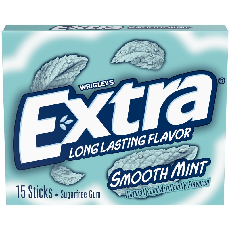 Extra Smooth Mint Sugar-Free Gum 15 Sticks