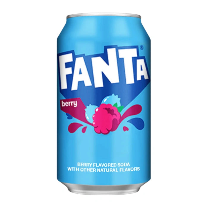 Fanta Berry soft drink can USA 355ml