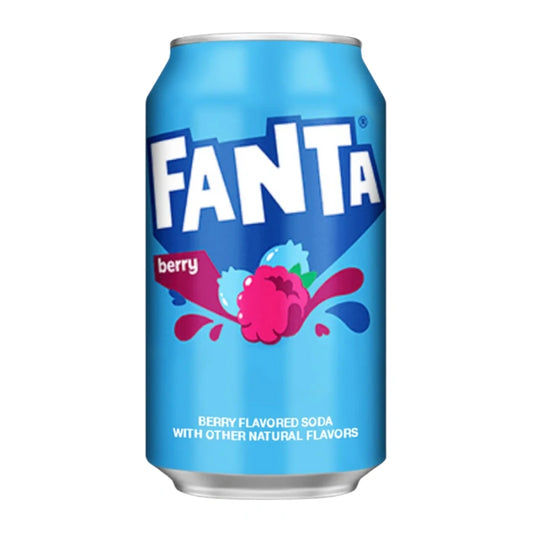 Fanta Berry soft drink can USA 355ml