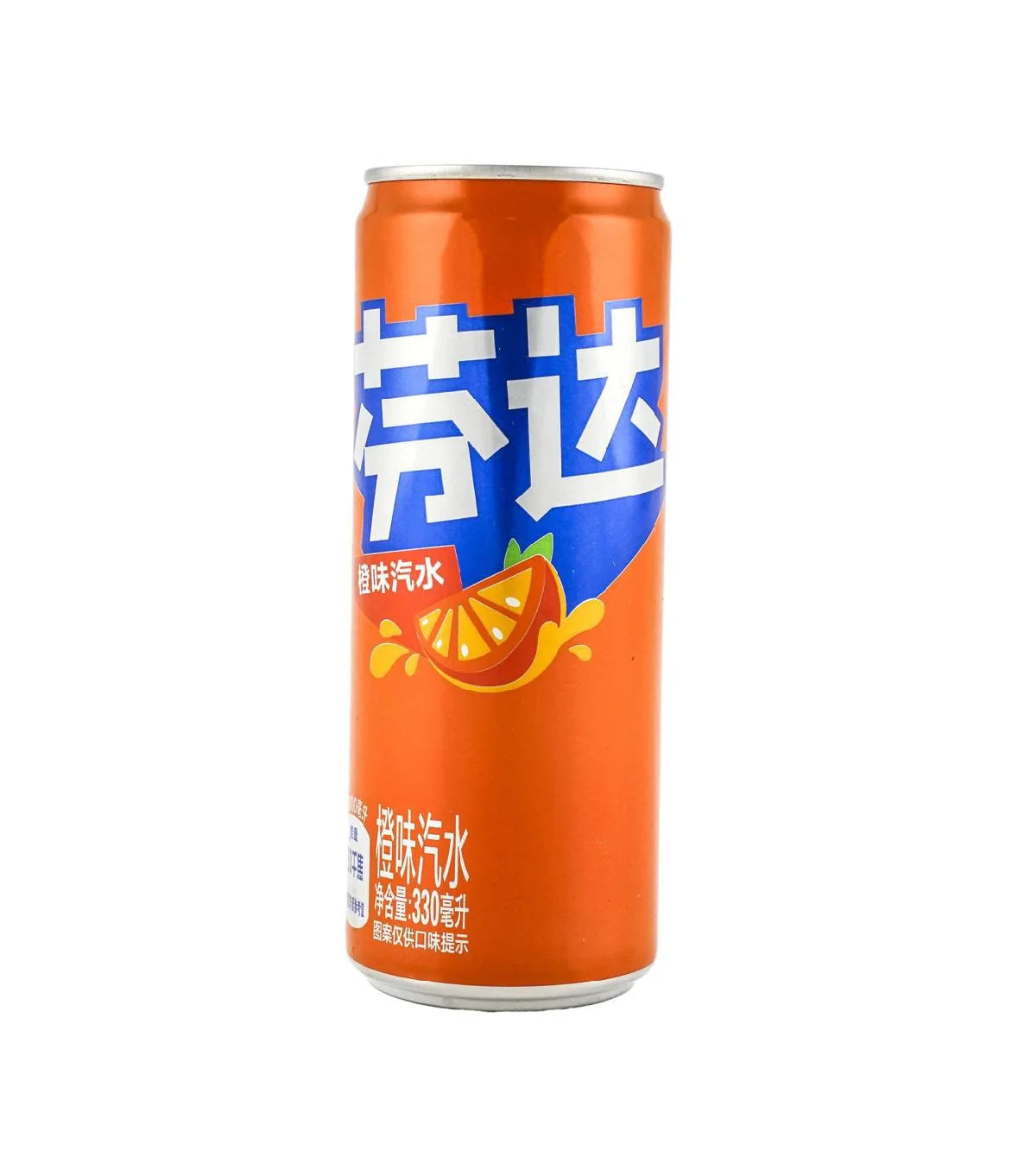 Fanta Orange soft drink bottle from China 330ml