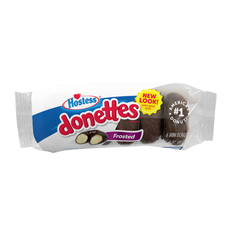 Hostess Frosted Chocolate Donettes 85g single retail pack