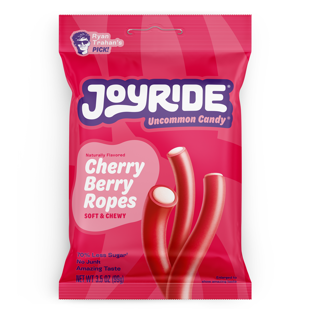 JOYRIDE Cherry Berry Gummy Ropes 99g pouch