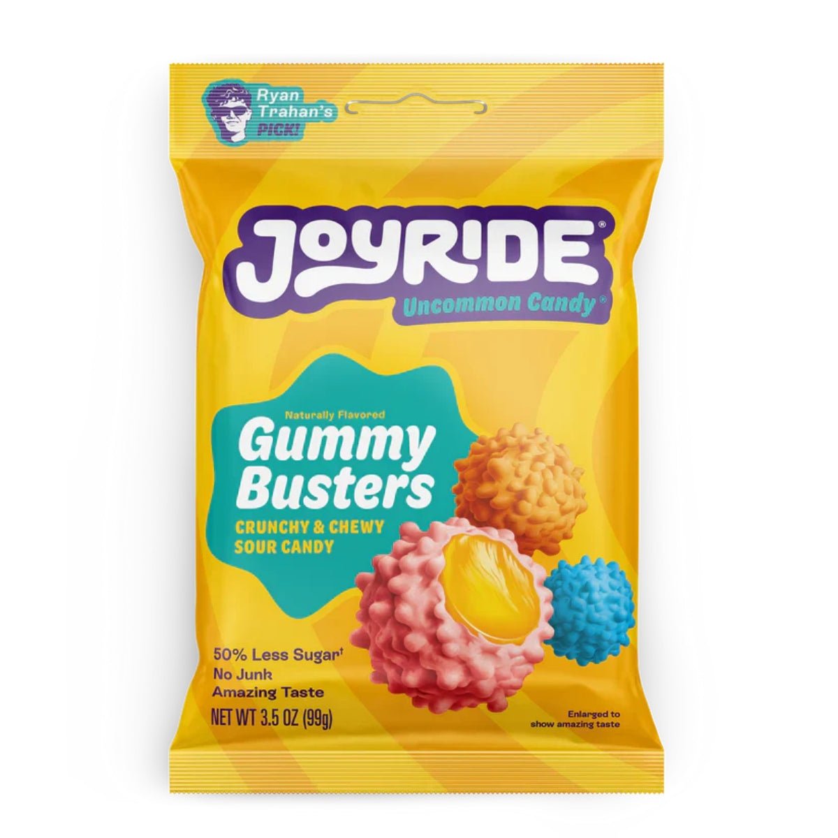 JOYRIDE Gummy Busters Original 99g single 99g bag on white background