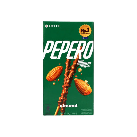 Lotte Pepero Almond chocolate biscuit sticks 32g