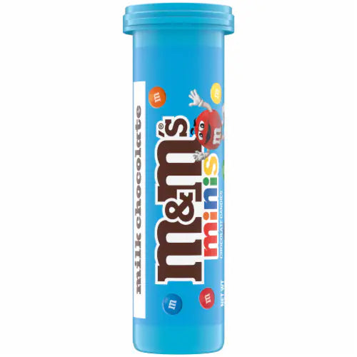 M&M Minis chocolate candy tube USA 30.6g