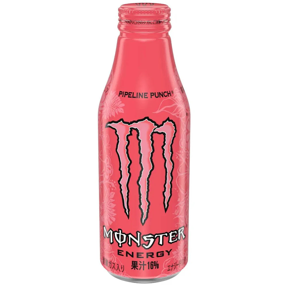 Monster Pipeline Punch energy drink bottle Japan 500ml